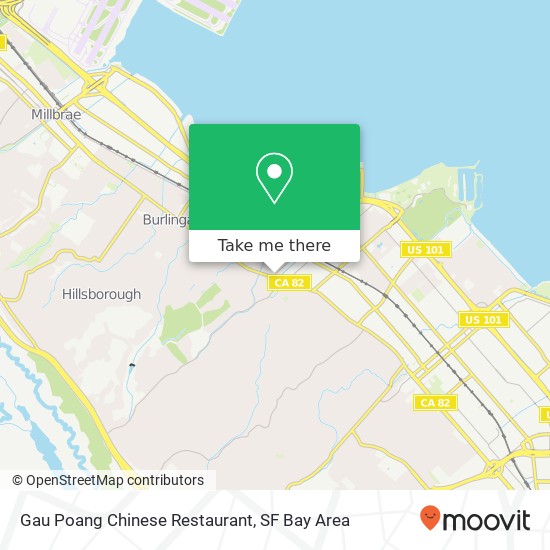 Mapa de Gau Poang Chinese Restaurant