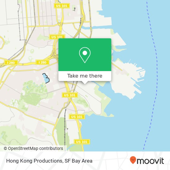 Hong Kong Productions map