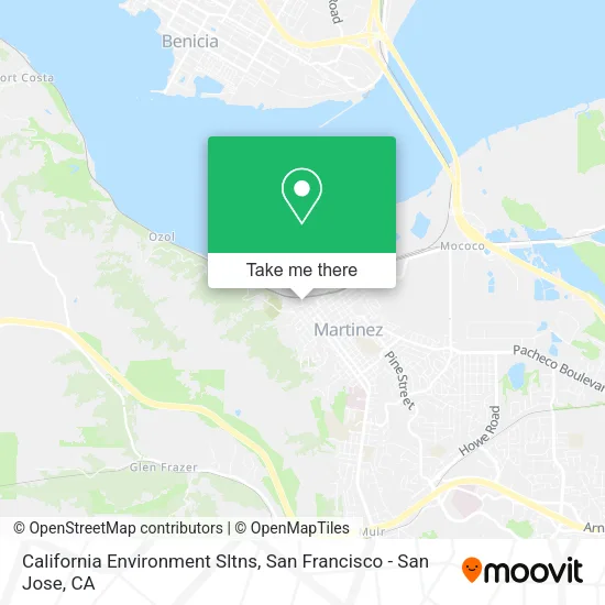 California Environment Sltns map