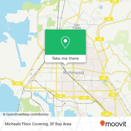 Micheals Floor Covering map