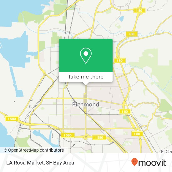 LA Rosa Market map