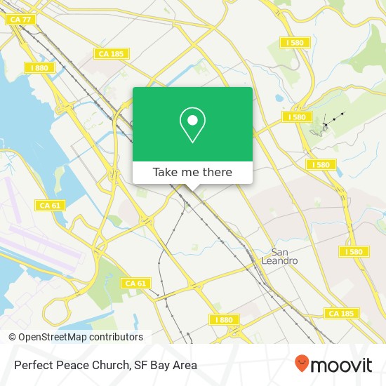 Perfect Peace Church map