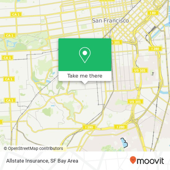 Allstate Insurance map