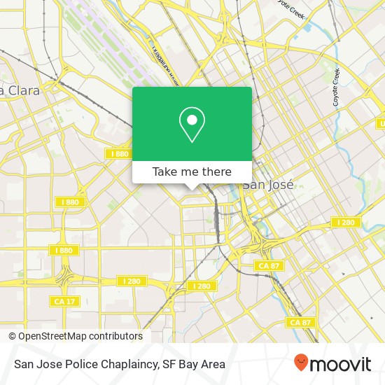 San Jose Police Chaplaincy map