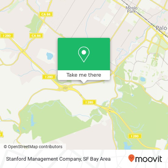 Stanford Management Company map