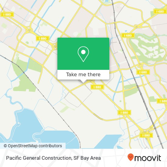 Pacific General Construction map