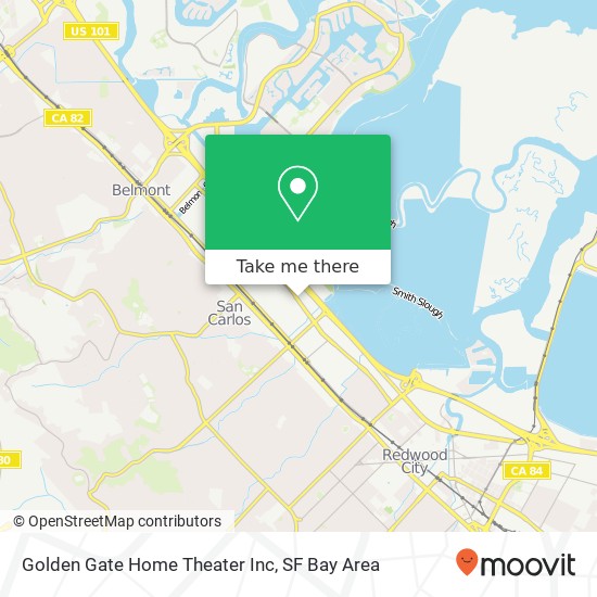 Golden Gate Home Theater Inc map