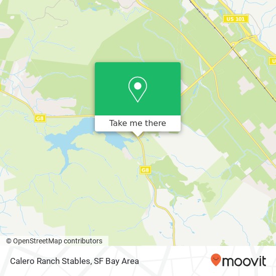 Calero Ranch Stables map