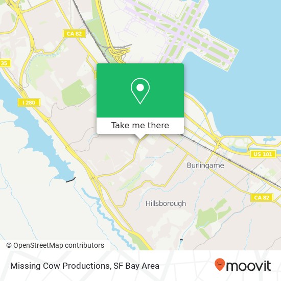 Mapa de Missing Cow Productions