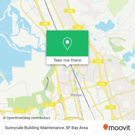 Mapa de Sunnyvale Building Maintenance