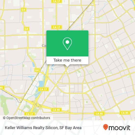 Mapa de Keller Williams Realty Silicon