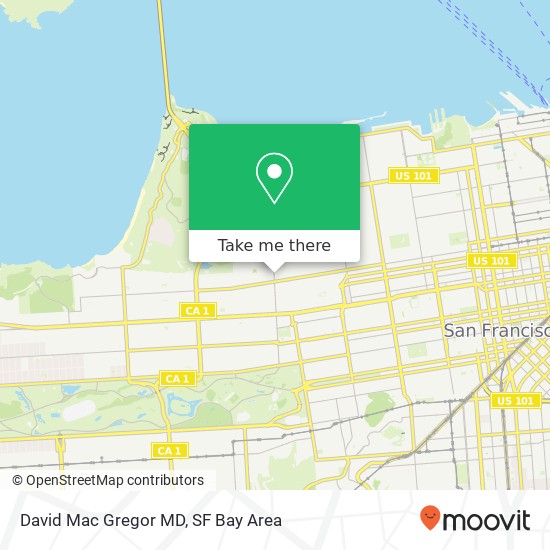 David Mac Gregor MD map