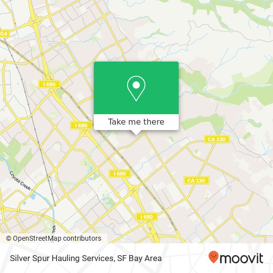 Mapa de Silver Spur Hauling Services