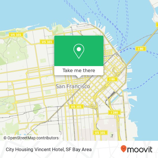 Mapa de City Housing Vincent Hotel