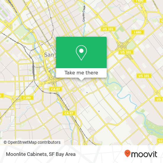 Moonlite Cabinets map