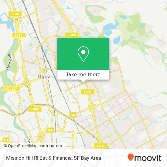 Mission Hill Rl Est & Financia map