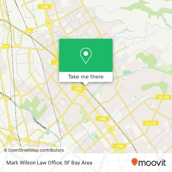 Mark Wilson Law Office map