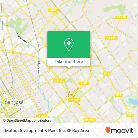 Mapa de Matos Development & Paint Inc