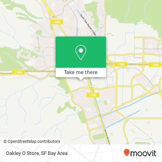 Mapa de Oakley O Store
