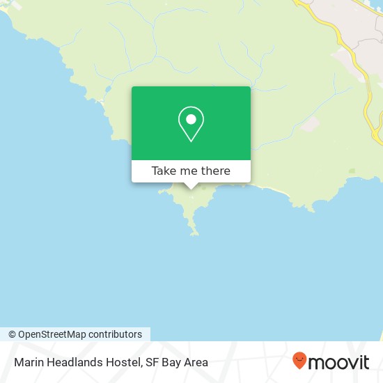 Marin Headlands Hostel map