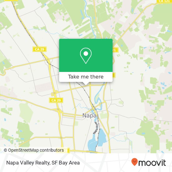 Mapa de Napa Valley Realty