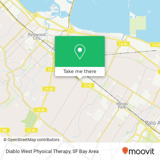 Diablo West Physical Therapy map