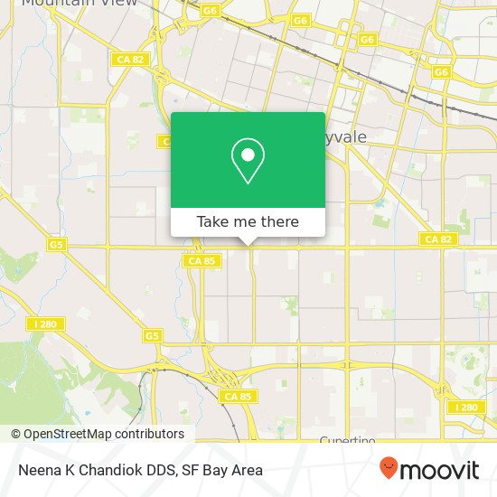 Neena K Chandiok DDS map