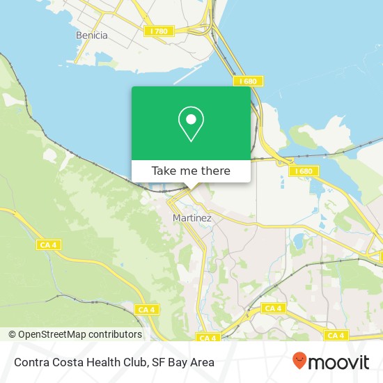 Mapa de Contra Costa Health Club