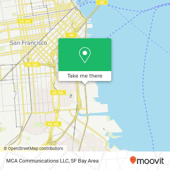 Mapa de MCA Communications LLC