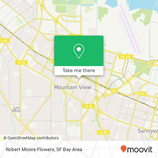 Robert Moore Flowers map