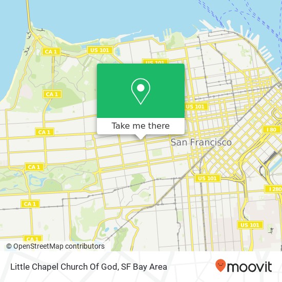 Mapa de Little Chapel Church Of God