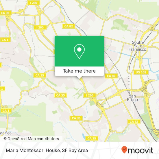 Maria Montessori House map