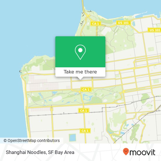 Mapa de Shanghai Noodles