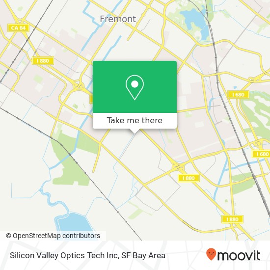 Mapa de Silicon Valley Optics Tech Inc