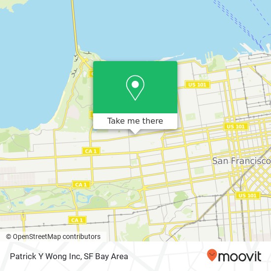 Patrick Y Wong Inc map