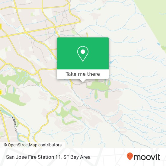 Mapa de San Jose Fire Station 11