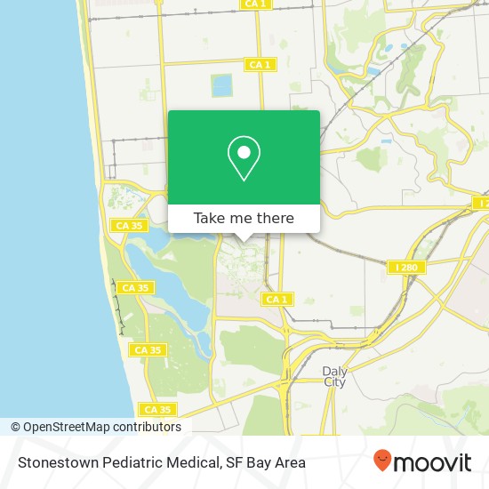 Stonestown Pediatric Medical map