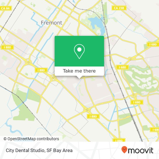 City Dental Studio map