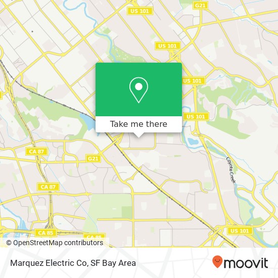 Marquez Electric Co map