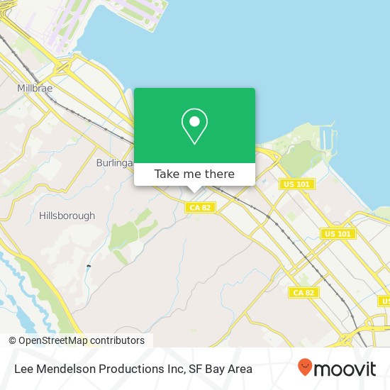Mapa de Lee Mendelson Productions Inc