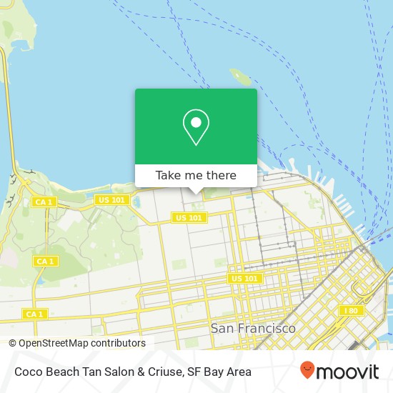 Coco Beach Tan Salon & Criuse map