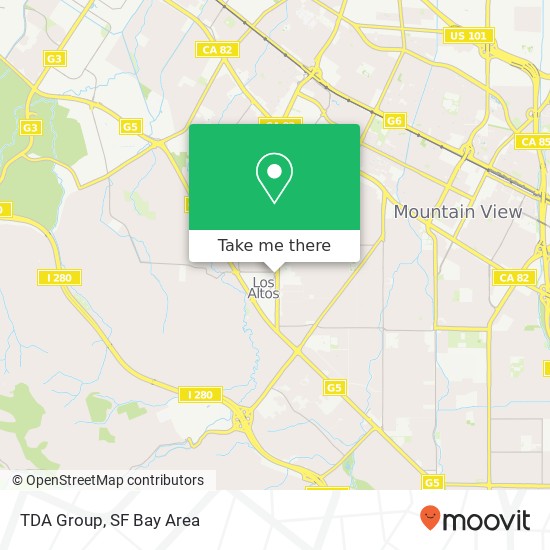 TDA Group map