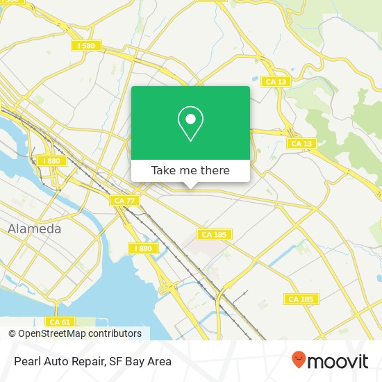 Pearl Auto Repair map