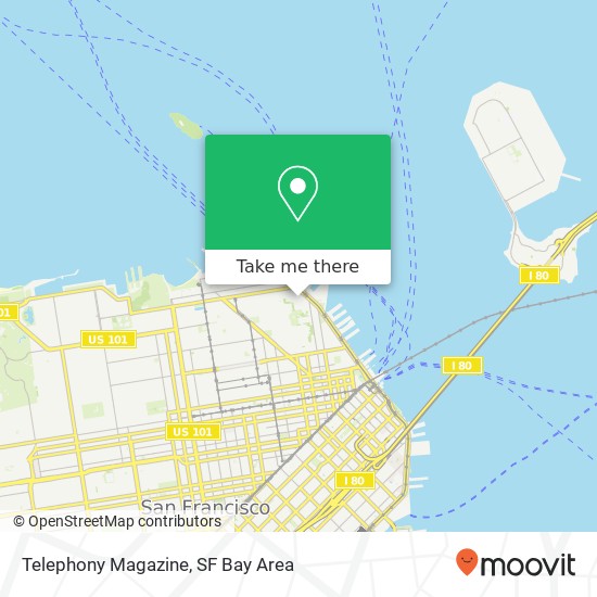 Telephony Magazine map