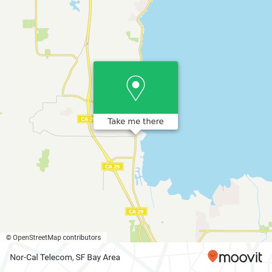 Nor-Cal Telecom map