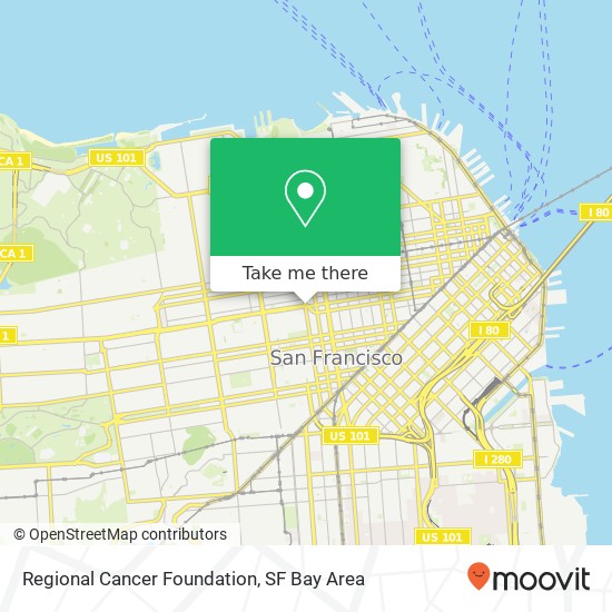 Regional Cancer Foundation map