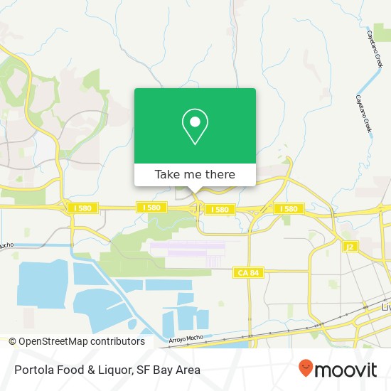 Mapa de Portola Food & Liquor