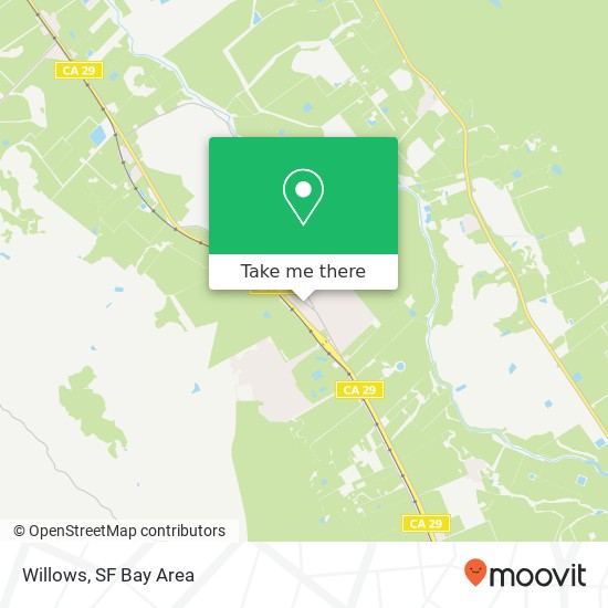 Mapa de Willows