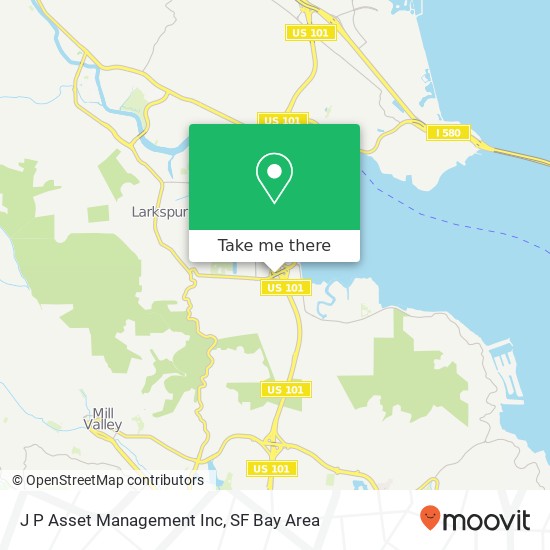 J P Asset Management Inc map