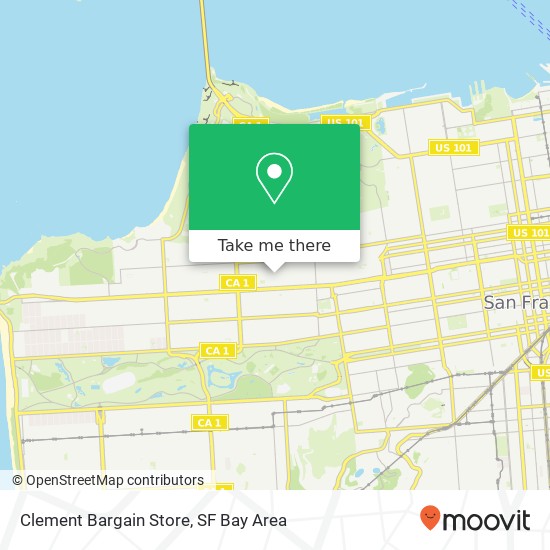 Clement Bargain Store map